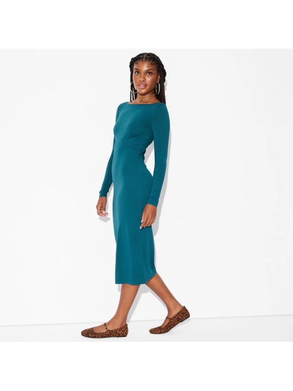 Wild Fable Medium Jersey Midi Dress - NWT